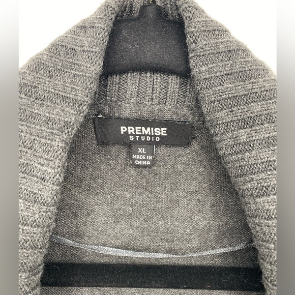 Premise studio gray cardigan sweater xl - Picture 3 of 6